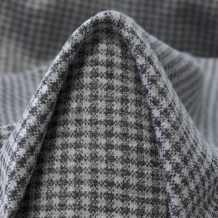 Jersey, Viscose, Micro Design, Steel Gray&Vapor Blue