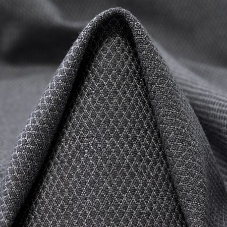 Wool, Viscose Blend, Micro Design, Ghost Gray