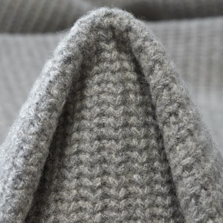 Knit, Boiled Wool, Mirage Gray