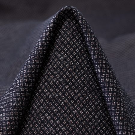 Jersey, Cotton, Micro Design, Antique White&Jet Black