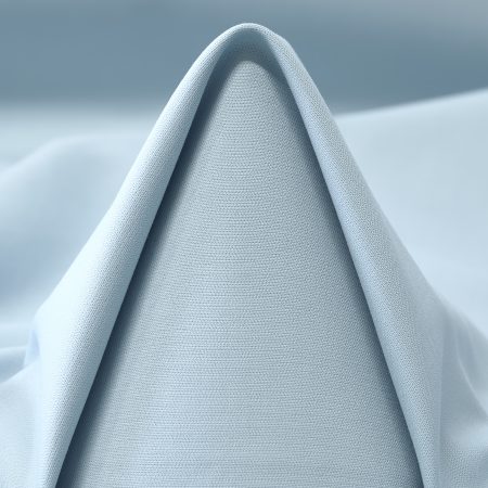 Poplin, Cotton, Elastic, Cloud Blue
