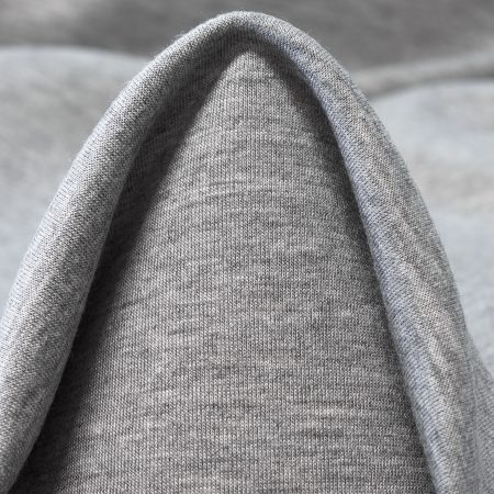 Jersey, Double, Viscose, Chiseled Stone&Titanium