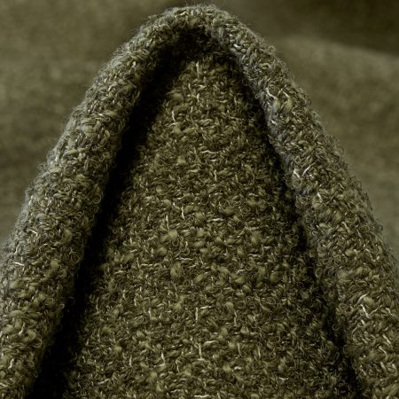 Bouclé, Cotton Blend, Melange, Four Leaf Clover