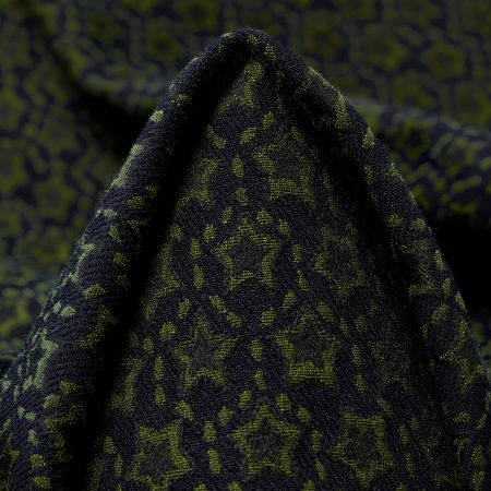 Jacquard, Cotton Blend, Micro Design, Pale Kiwi