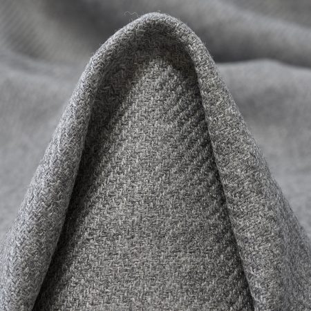 Twill, Virgin Wool, Silk, Chiseled Stone