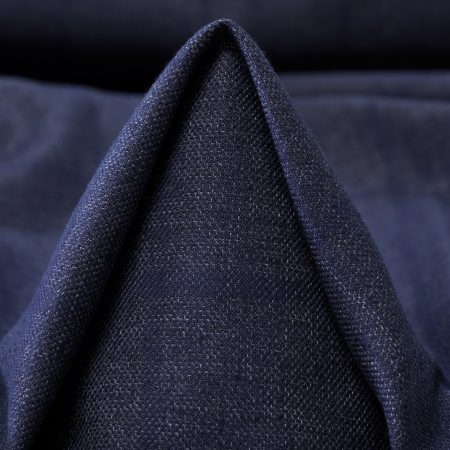 Cotton, Linen Blend, Blue Indigo