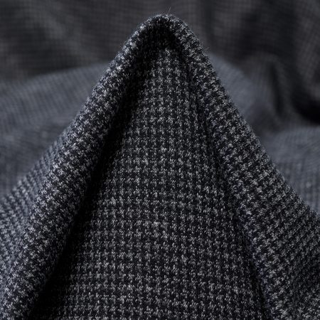 Jersey, Cotton, Houndstooth, Warm Taupe