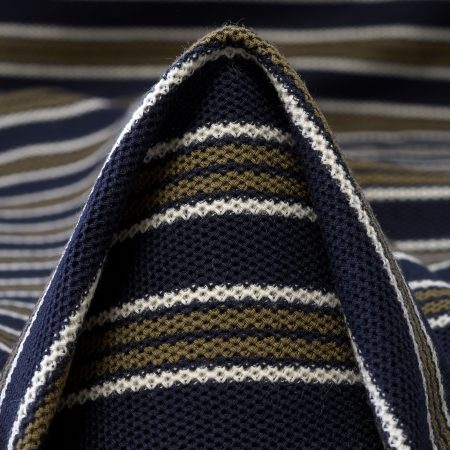 Jersey, Cotton, Stripes, Parisian Night&Snow White