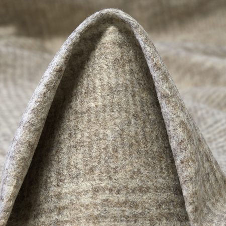 Jersey, Wool Blend, Check, Oyster Gray