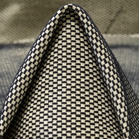 Cotton, Micro Structure, Antique White&Raven Black