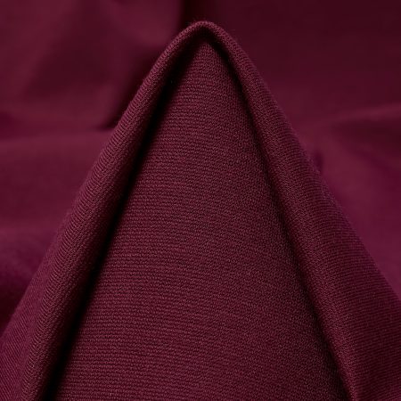 Jersey, Cotton, Red Plum