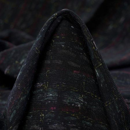 Chiffon, Printed, Black Olive