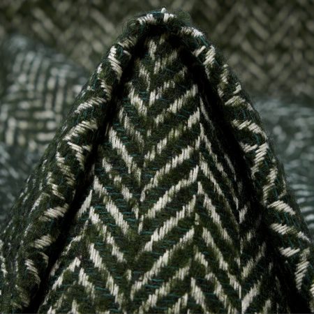 Herringbone, Cotton Blend, Wool Blend, Dill&Snow White