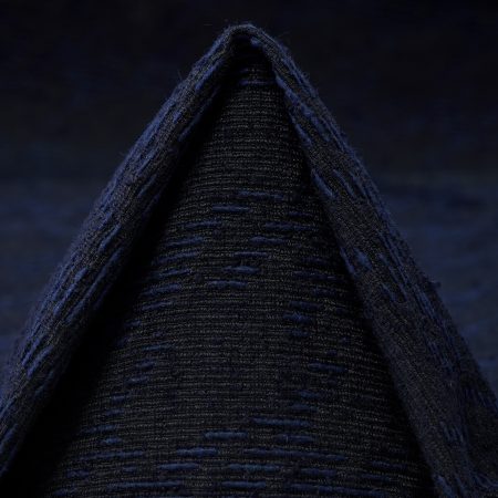 Jacquard, Cotton Blend, Jet Black