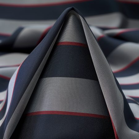 Lining, Cupro, Stripes, Chiseled Stone&Vulcan