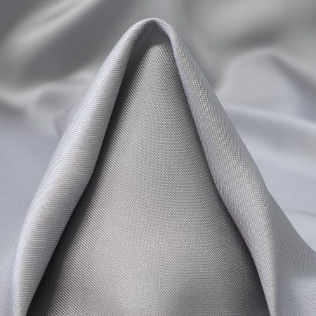 Twill, Silk, Mirage Gray