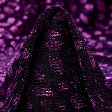 Jersey, Transparent, Metallic, Phlox Pink