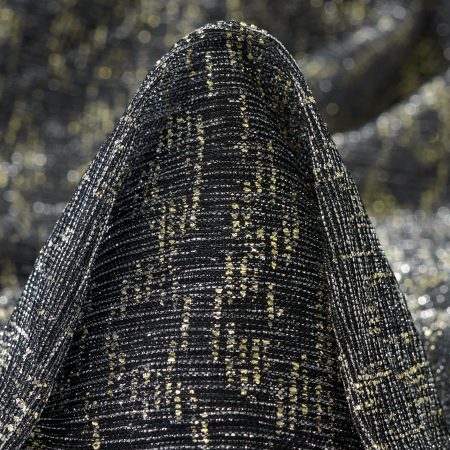 Jersey, Lurex, Transparent, Vulcan&Gilded Beige