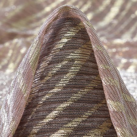 Jersey, Lurex, Transparent, Winsome Orchid&Red Gold