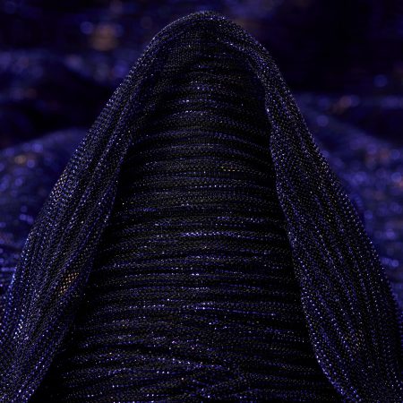 Jersey, Lurex, Transparent, Dazzling Blue