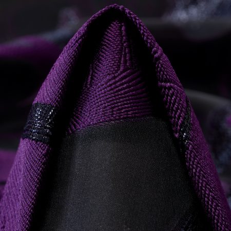 Jacquard, Fil Coupé, Silk Blend, Phlox