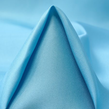 Twill, Silk, Shimmering, Cabana Blue