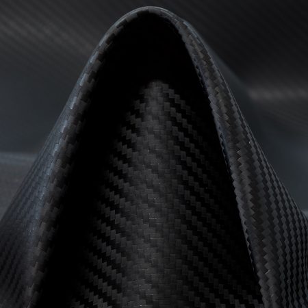 Vegan Leather, Stiff, Jet Black