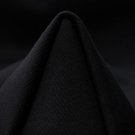 French Terry, Cotton, Raven Black