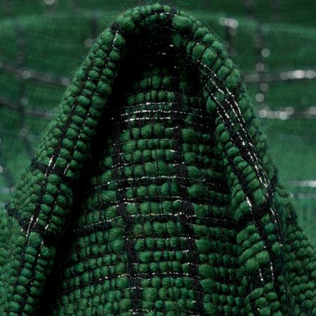 Chanel, Cotton Blend, Lurex, Green Bee&Silver