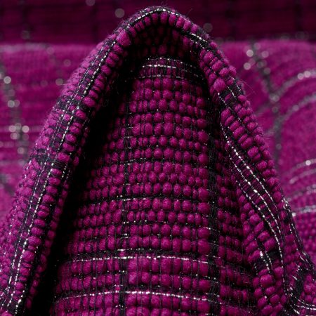 Chanel, Cotton Blend, Lurex, Magenta Haze&Silver