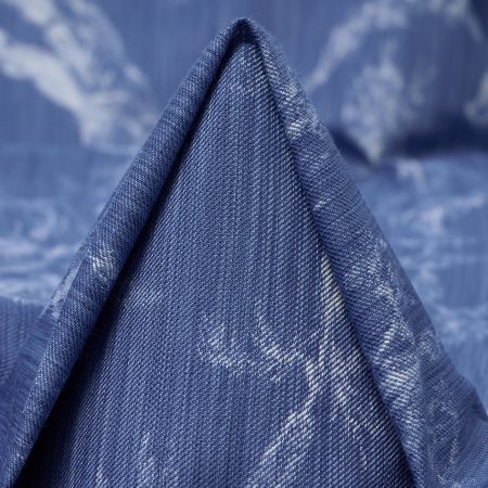 Twill, Cotton, Printed, Colony Blue