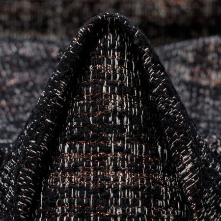 Chanel, Cotton, Lurex, Raven Black&Pale Gold