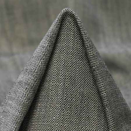 Twill, Viscose, Linen, Silver Birch&Jet Black