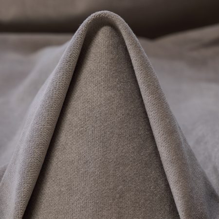 Velvet, Cotton, Elastic, Steeple Gray