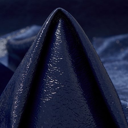 Vegan Leather, Shimmering, Medieval Blue