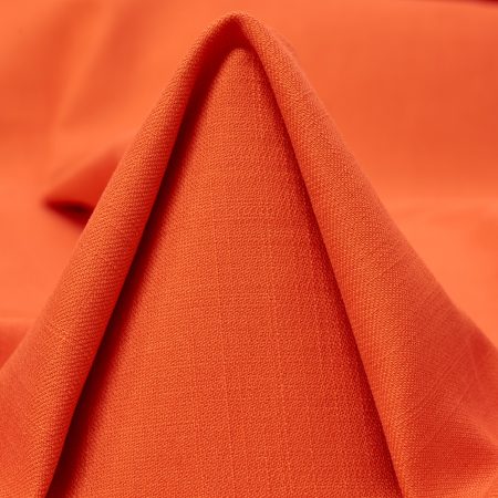 Cotton, Elastic, Red Orange