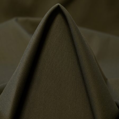 Poplin, Cotton, Elastic, Hot Fudge