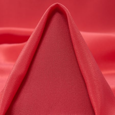 Crêpe De Chine, Silk, Coral Paradise