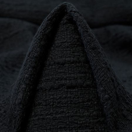 Chanel, Cotton, Slub Yarn, Raven Black