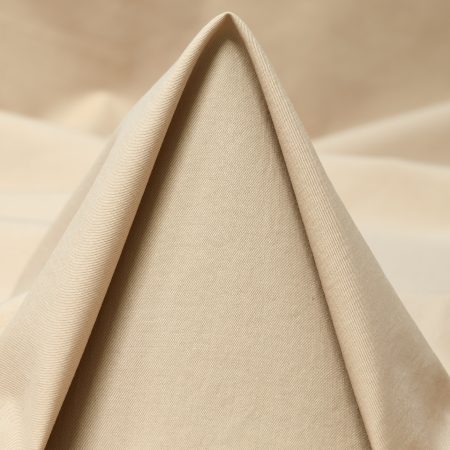 Poplin, Cotton, Elastic, Brown Rice