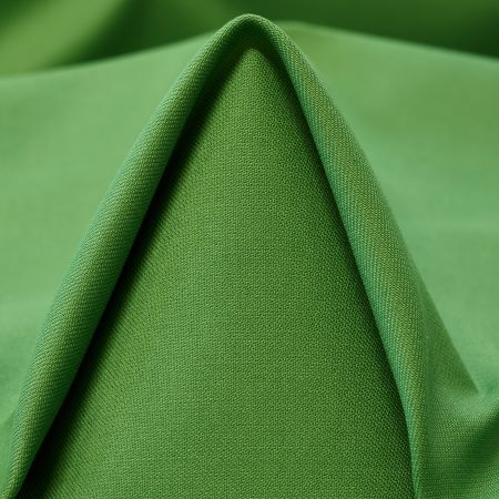 Twill, Cotton, Elastic, Grass Green