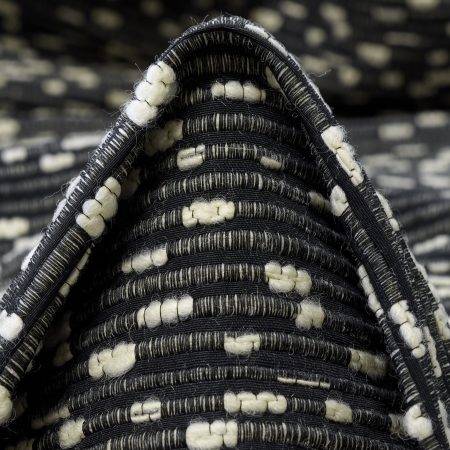 Bouclé, Wool Blend, Black&Ivory