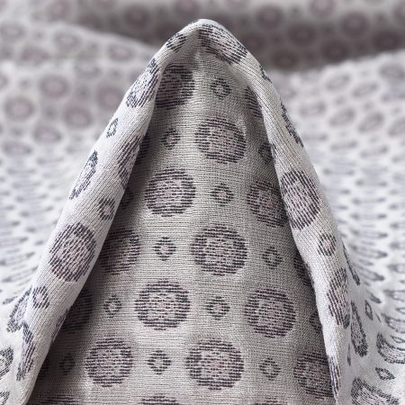 Jacquard, Cotton, Silk, Silver