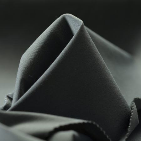Poplin, Cotton Elastic, Gunmetal
