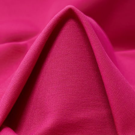 Jersey, Recycled Viscose, Punto Milano, Raspberry
