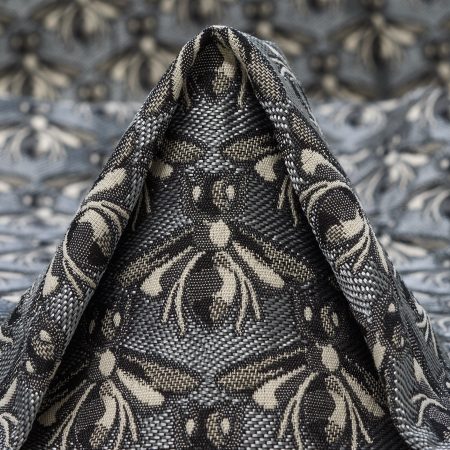 Jacquard, Cotton Blend, Shimmering, Mockingbird&Silver