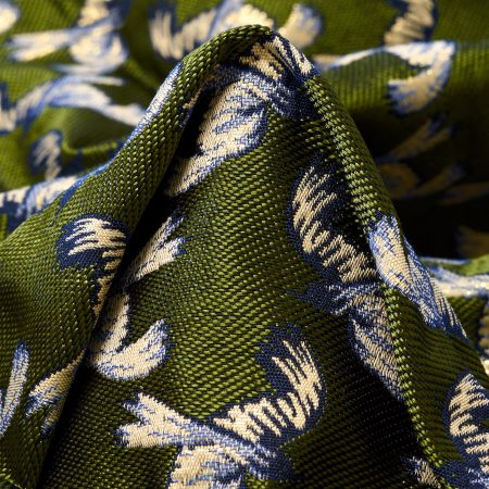 Jacquard, Cotton Blend, Shimmering, Capulet Olive&Rain Washed