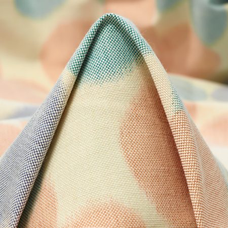 Jacquard, Chiné, Floral, Pearled Ivory&Grayed Jade