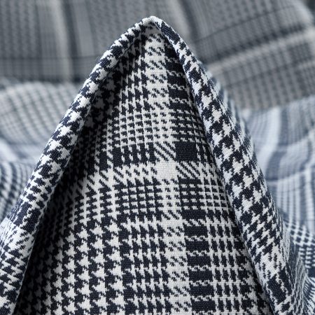 Jacquard, Cotton, Elastic, Parisian Night&Snow White