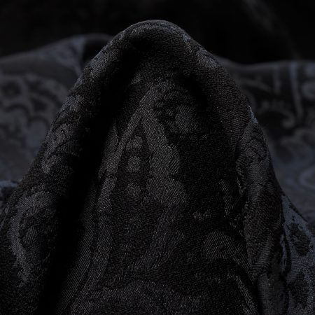 Jacquard, Tone on Tone, Elastic, Raven Black